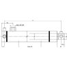 Hydrauliczny siłownik hamulcowy 25/095 , sprężyna Kramp 8719607056137