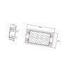 Lampa ostrzegawcza 4 LED