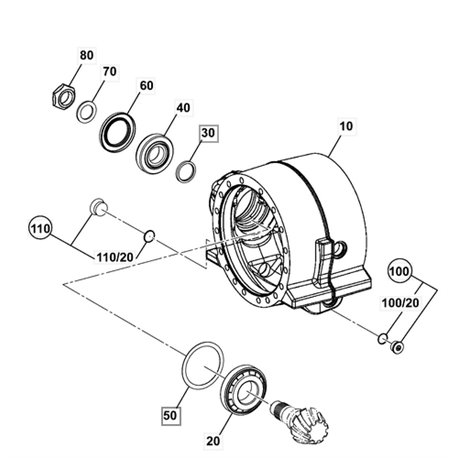 0730005584 ZF Podkładka 1,1mm