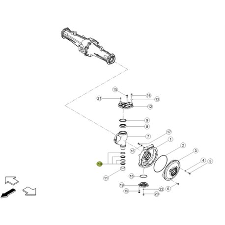 Zestaw uszczelek 0016000740 Claas 0016000740