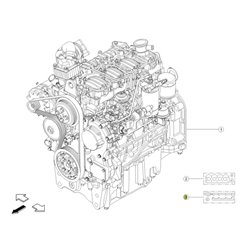 Zestaw uszczelek silnika 0016024890 Claas
