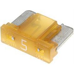Bezpiecznik płaski Mini 5A L8.4 mm pomarańczowy op. 5 szt. Hella