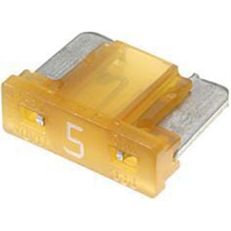 Bezpiecznik płaski Mini 5A L8.4 mm pomarańczowy op. 5 szt. Hella