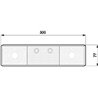 Lampa Tylna Zespolona Lt-10, Prawa