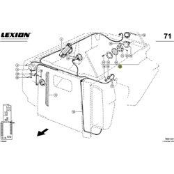Czujnik poziomu napełnienia 0007560061 Claas 0007560061
