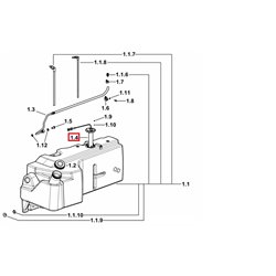 270590040 Deutz Fahr Czujnik kontroli poziomu paliwa