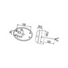 Lampa kierunkowskazu, żółta, A 2BA343390071 Hella 6416386915601