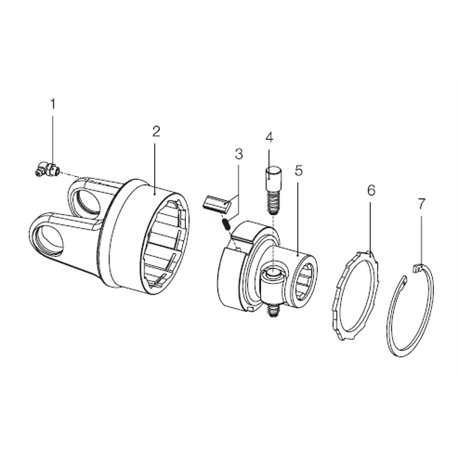 B&P 418041203R Obudowa sprzęgła jednokierunkowego RA1 G3/G4 Bondioli Pavesi