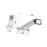 Lampa obrysowa LED, 24V lewa Hella