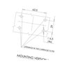 Lampa obrysowa, przednio-tylna LED, 417bcp, 12 V - 24 V, prawa