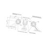 Lampa obrysowa, przednio-tylna LED, 417bcp, 12 V - 24 V, prawa