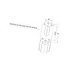 Lampa obrysowa, przednio-tylna LED, 417bcl, 12 V - 24 V, lewa
