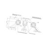Lampa obrysowa, przednio-tylna LED, 417bcl, 12 V - 24 V, lewa