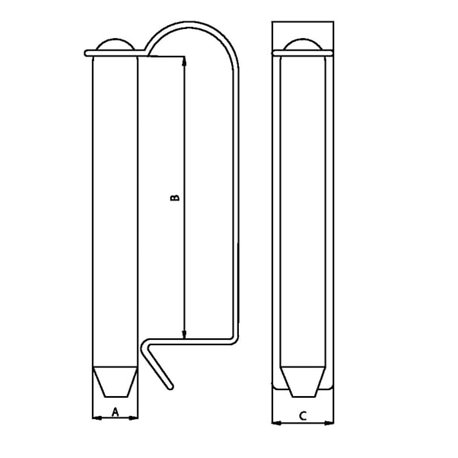 Zawleczka 12x55 mm