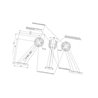 Lampa obrysowa diodowa, 12/24V, lewa