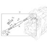 AL221283 John Deere Łącznik 2/2 M36x4,0 660-845mm R410mm