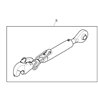 AL176534 John Deere Łącznik 2/3 M36x4,0 510-710mm R280mm