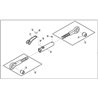 AL213697 John Deere Łącznik 3/3 M36x4,0 585-770mm R280mm