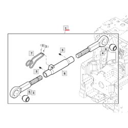 AL209436 John Deere Łącznik górny,