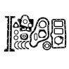 K262765 Case Zestaw uszczelek silnika dół Vapormatic 5035776944734