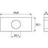 L156665 John Deere Płytka sworznia cięgła dolnego Vapormatic 5035776667305