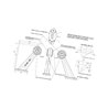 Lampa obrysowa LED, 506bcp, 12-24V, prawa Waś