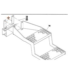 Amazone 4572400 Klamra zaciskowa podestu
