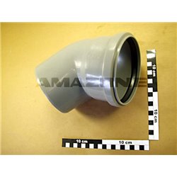 Amazone IC129 Kolano DN125 45° szare