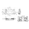 Płyta adaptacyjna 311 mm H160