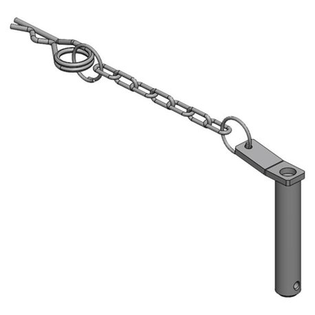 Sworzeń z łańcuchem 20x102 mm