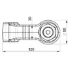 Blokada zaczepu K80 kompletny 3 ° fi20 L40mm, heavy duty Scharmüller 20103080