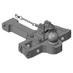 Płyta nośna zaczepu K80® MF Dyna-6 7719-7726