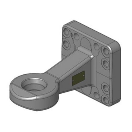 Zaczep oczkowy Ø 62 mm 160x160 Challenger