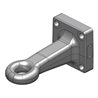 Zaczep oczkowy Ø 50 mm 120x120 DIN9678-2
