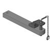 Zaczep polowy 90x50 L598 mm kat. 2 Ø 31.5 mm