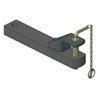 Zaczep polowy 90x50 L505 mm kat. 2 Ø 31.5 mm