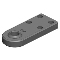 Zaczep oczkowy 70x70 Besson kat. 3 Ø 39 mm