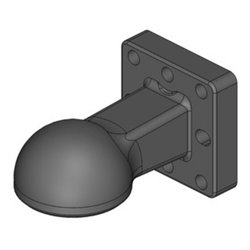 Zaczep kulowy K80 do płyty 100x110 4t kurz ISO 24347 Scharmuller