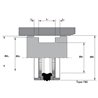 Uszczelniacz tłoka typ ZA-DBM 63x47x19.4/6.35
