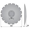 Kverneland Accord AC353951 Talerz 18"MSC oryg. Kverneland / Accord 9000353951005