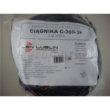 Instalacja elektry C-360 3P łączona alternator