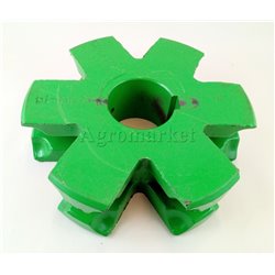 Koło łańcuchowe gniazdowe 14x50 Z6 Ø60/18, tylne, Tytan fi 60mm zam R-S