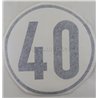 Naklejka 40 Km/h