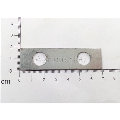 Podkładka 70x18x1 fi-11,5mm 2 otwory