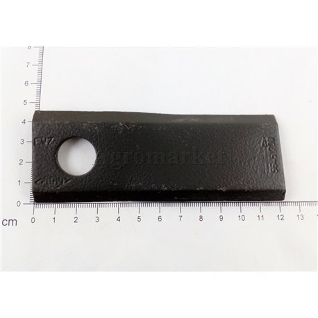 Nożyk lewy 122x45x4 fi-18.25