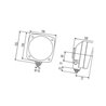 Reflektor fi140mm, R2/T4W Hella- JUNGHEINRICH