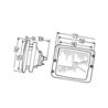 Reflektor Fendt F165900020010- Hella 1AB001100001