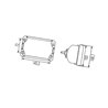 Reflektora John Deere RE195219- Hella 1AB006277157