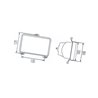 Element optyczny reflektora Fendt G930900020010- Hella 1AB008888051