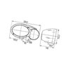 Lampa zespolona, lewa 1EB996167031 Hella 4082300205510